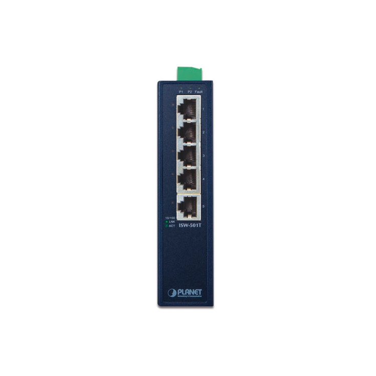 ISW-501T » 5-port Fast-Ethernet Switch