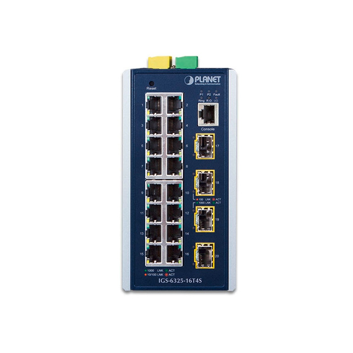 IGS-6325-16T4S » 20-port Managed Ethernet Switch