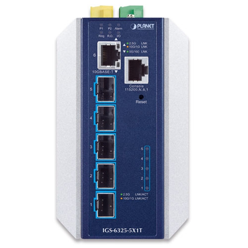 IGS-6325-5X1T » 6-port Managed Ethernet Switch